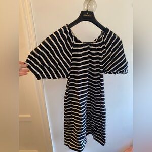 J. Crew Black and White Striped Women’s Dress size XS
